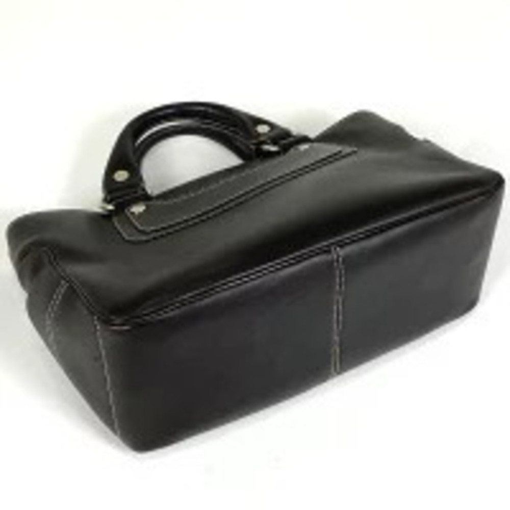 Celine Blazon Leather Brown Boogie Handbag Bag Brown